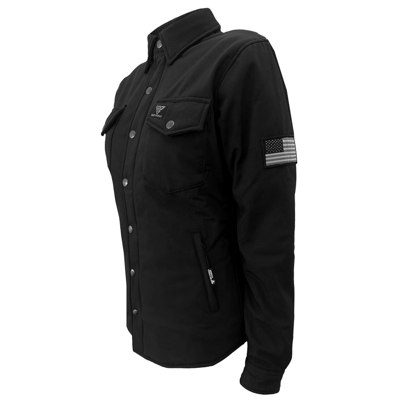 Load image into Gallery viewer, Protective SoftShell Winter Jacket for Women - Black Matte
