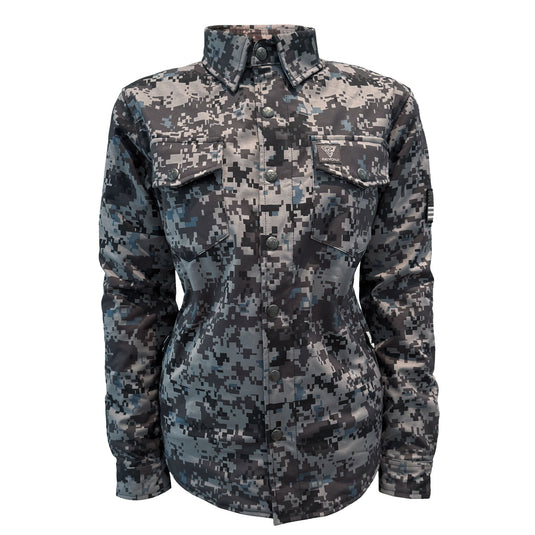 Protective SoftShell Winter Jacket for Women Camouflage Devil Six