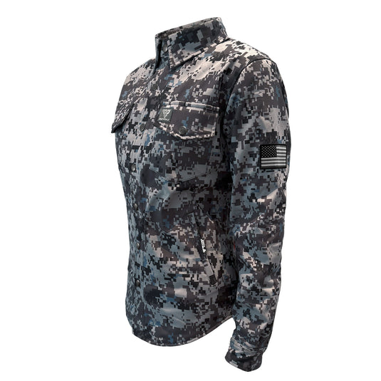 Protective SoftShell Winter Jacket for Women Camouflage Devil Six