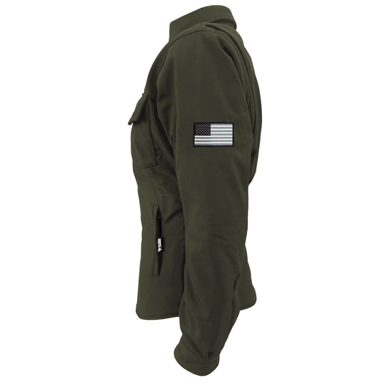 Protective SoftShell Winter Jacket for Women - Army Green Matte