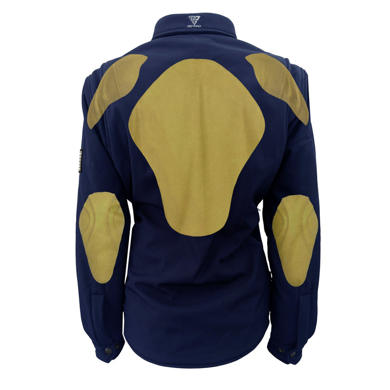 Load image into Gallery viewer, Protective SoftShell Winter Jacket for Women – Navy Blue Matte

