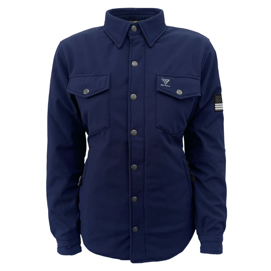 Protective SoftShell Winter Jacket for Women – Navy Blue Matte