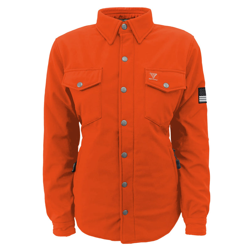 Load image into Gallery viewer, Protective SoftShell Winter Jacket for Women – Orange Matte
