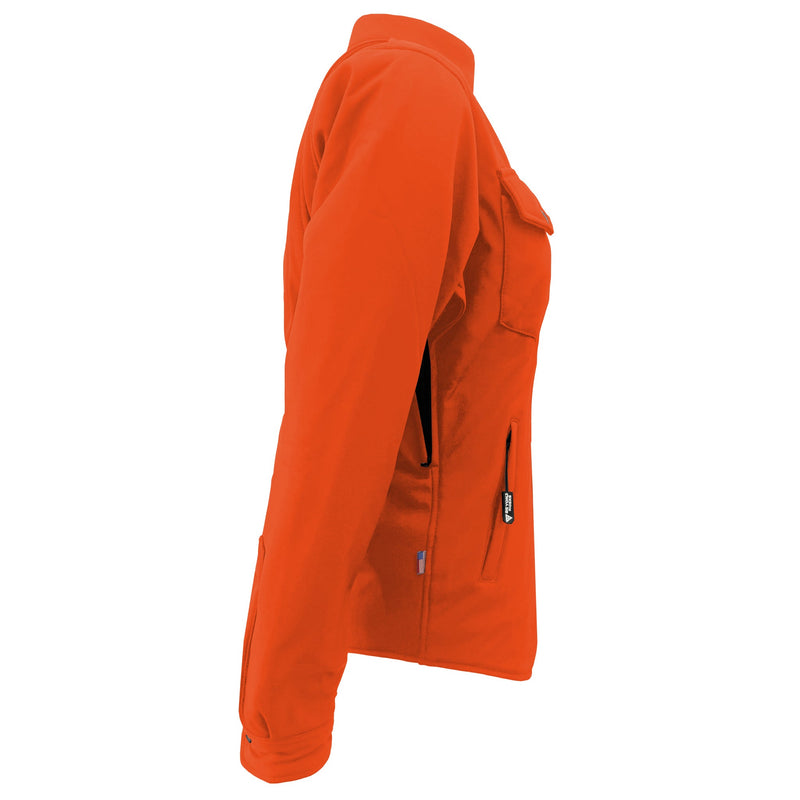 Load image into Gallery viewer, Protective SoftShell Winter Jacket for Women – Orange Matte
