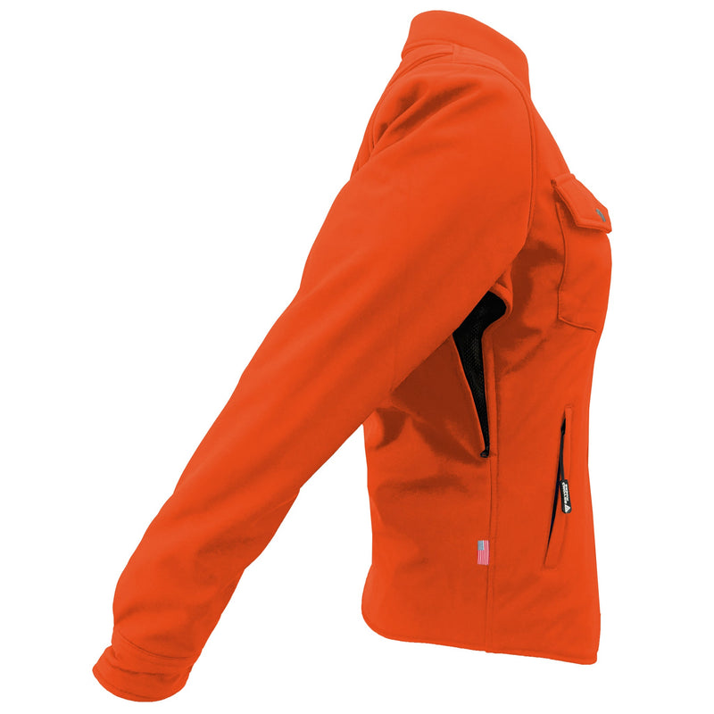 Load image into Gallery viewer, Protective SoftShell Winter Jacket for Women – Orange Matte
