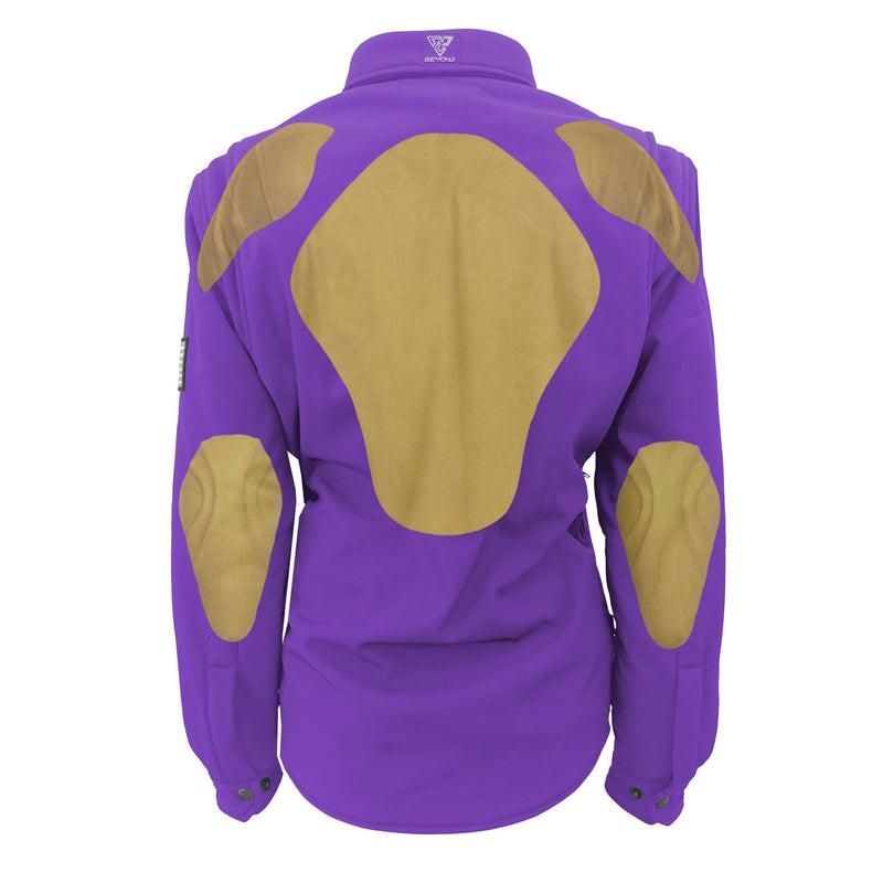 Load image into Gallery viewer, Protective SoftShell Winter Jacket for Women – Purple Matte
