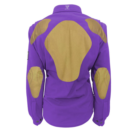 Protective SoftShell Winter Jacket for Women – Purple Matte