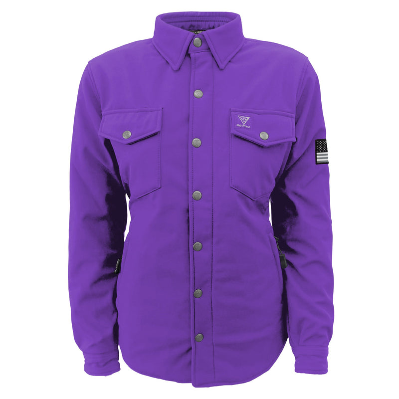 Load image into Gallery viewer, Protective SoftShell Winter Jacket for Women – Purple Matte
