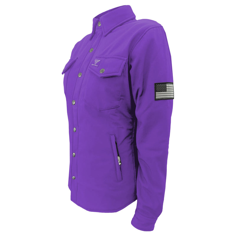 Load image into Gallery viewer, Protective SoftShell Winter Jacket for Women – Purple Matte

