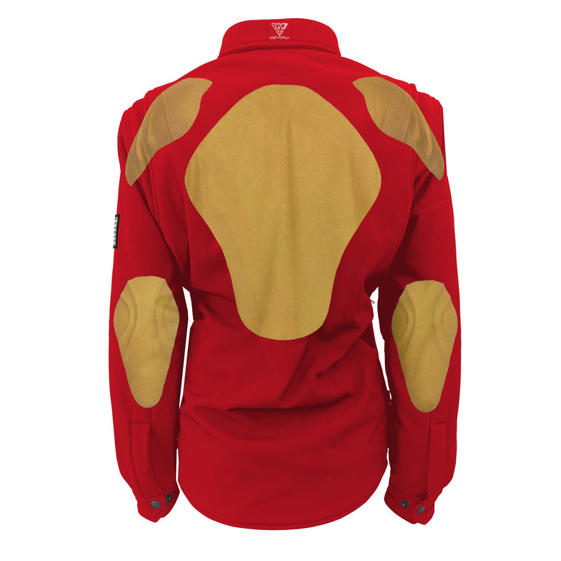 Load image into Gallery viewer, Protective SoftShell Winter Jacket for Women – Red Matte
