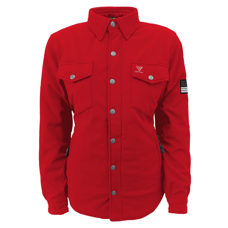 Load image into Gallery viewer, Protective SoftShell Winter Jacket for Women – Red Matte
