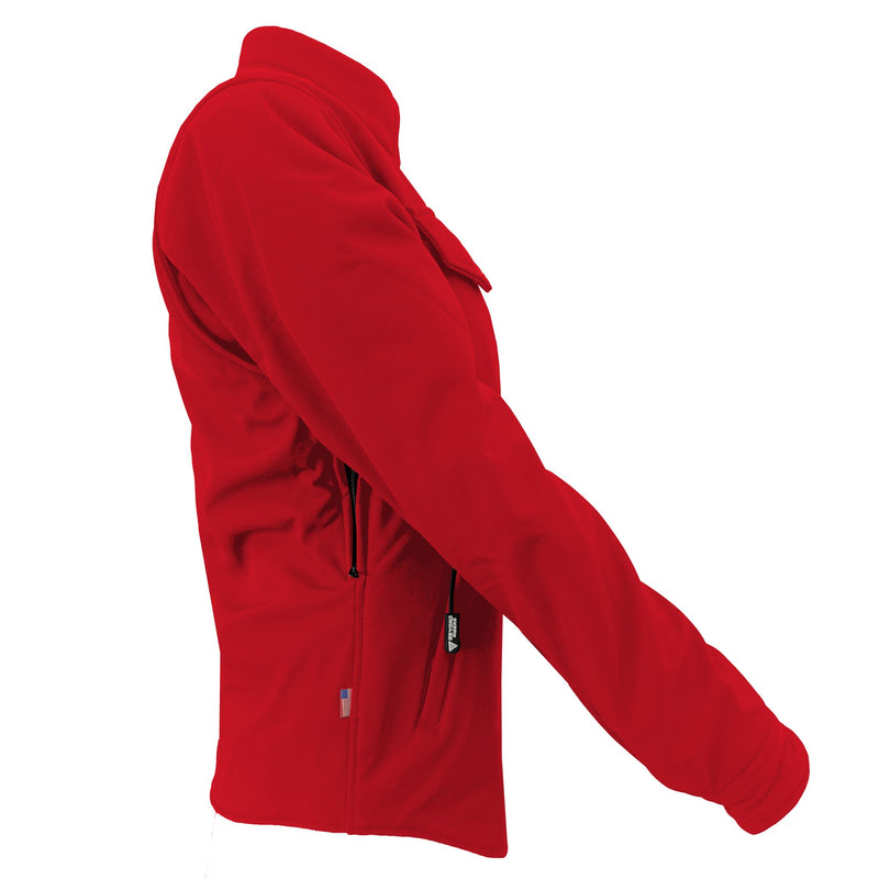 Load image into Gallery viewer, Protective SoftShell Winter Jacket for Women – Red Matte
