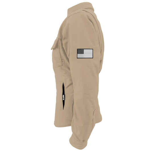 Protective SoftShell Winter Jacket for Women – Khaki Matte