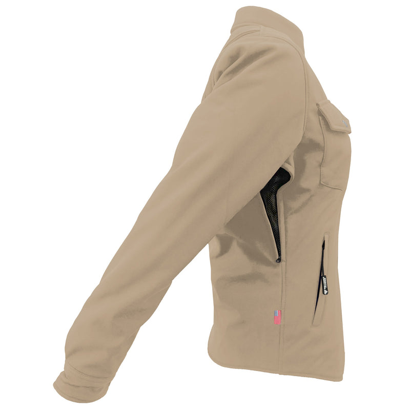 Load image into Gallery viewer, Protective SoftShell Winter Jacket for Women – Khaki Matte
