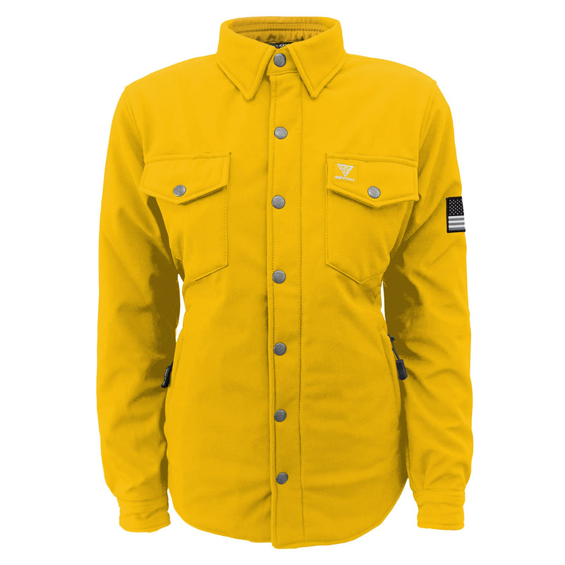 Load image into Gallery viewer, Protective SoftShell Winter Jacket for Women – Yellow Matte
