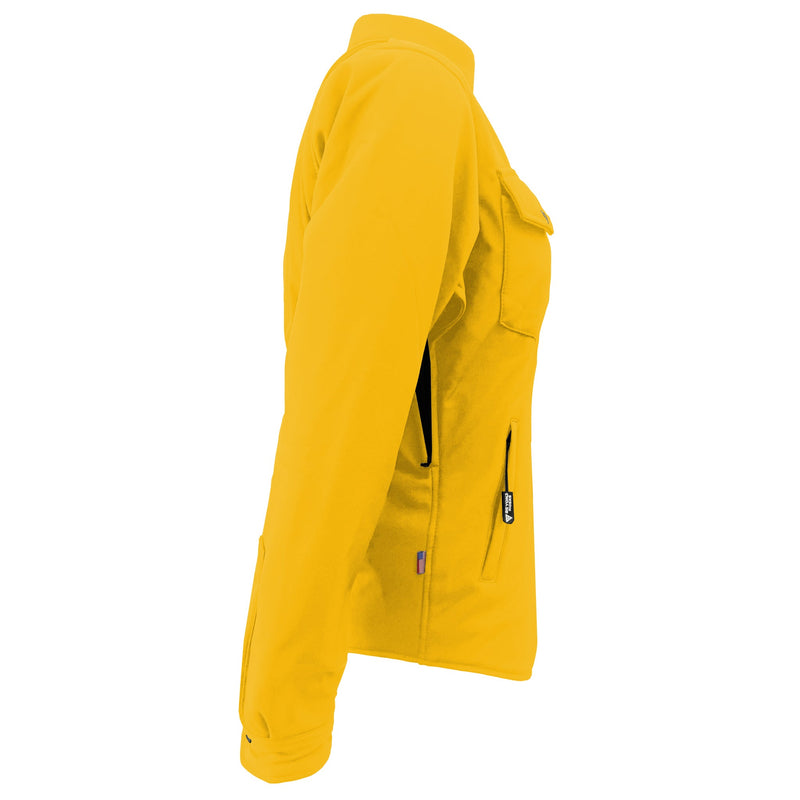 Load image into Gallery viewer, Protective SoftShell Winter Jacket for Women – Yellow Matte
