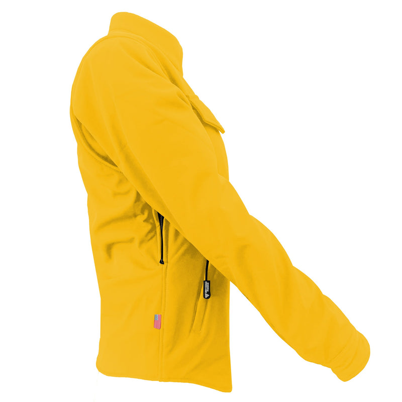 Load image into Gallery viewer, Protective SoftShell Winter Jacket for Women – Yellow Matte
