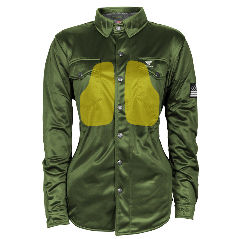 Load image into Gallery viewer, Ultra Protective Shirt for Women - Army Green Solid
