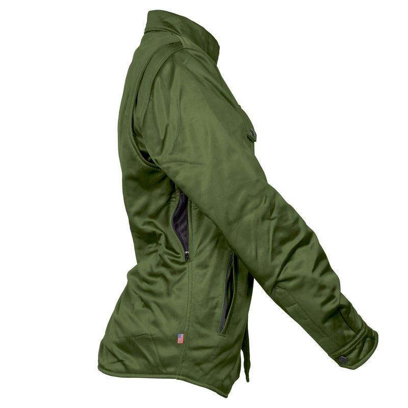 Load image into Gallery viewer, Ultra Protective Shirt for Women - Army Green Solid
