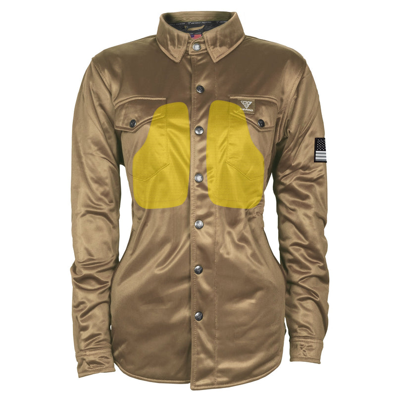 Load image into Gallery viewer, Ultra Protective Shirt for Women - Camel Solid
