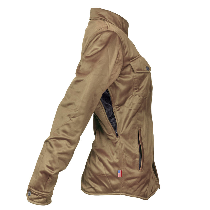 Load image into Gallery viewer, Ultra Protective Shirt for Women - Camel Solid
