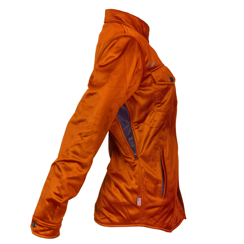 Load image into Gallery viewer, Ultra Protective Shirt for Women - Orange Solid
