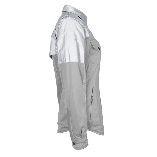 Ultra Reflective Shirt "Twilight Titanium" for Women - Gray and Silver