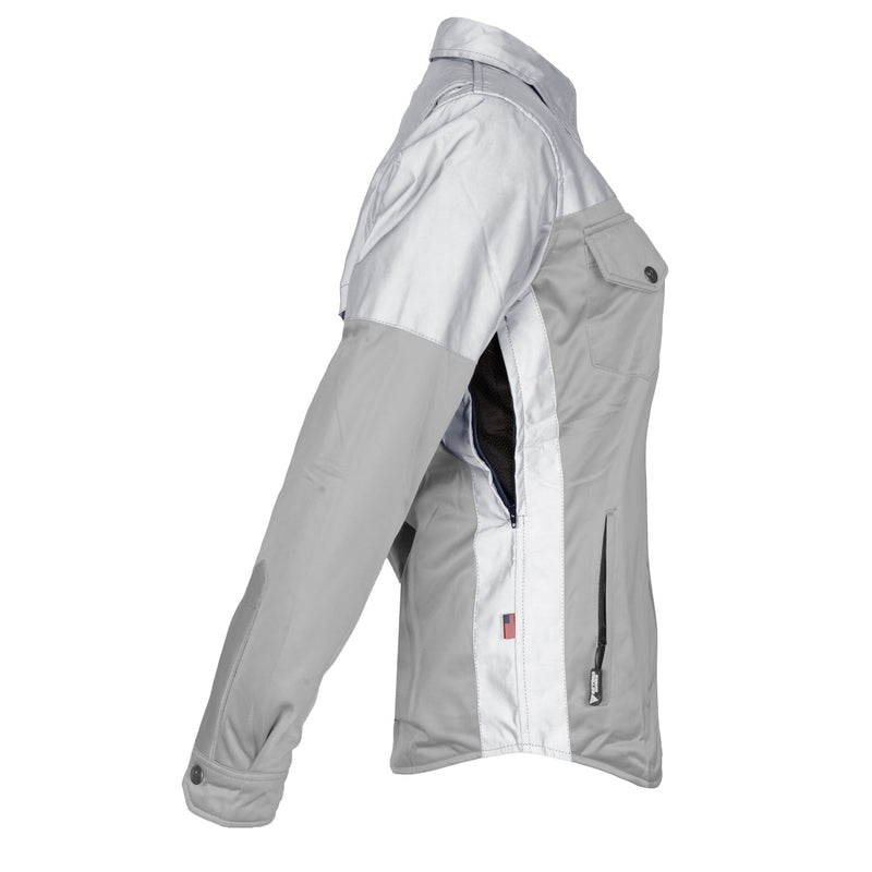 Load image into Gallery viewer, Ultra Reflective Shirt "Twilight Titanium" for Women - Gray and Silver
