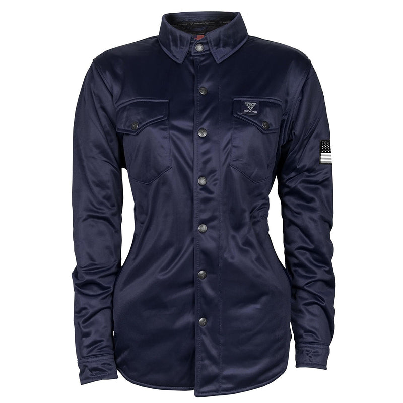 Load image into Gallery viewer, Ultra Protective Shirt for Women - Navy Blue Solid
