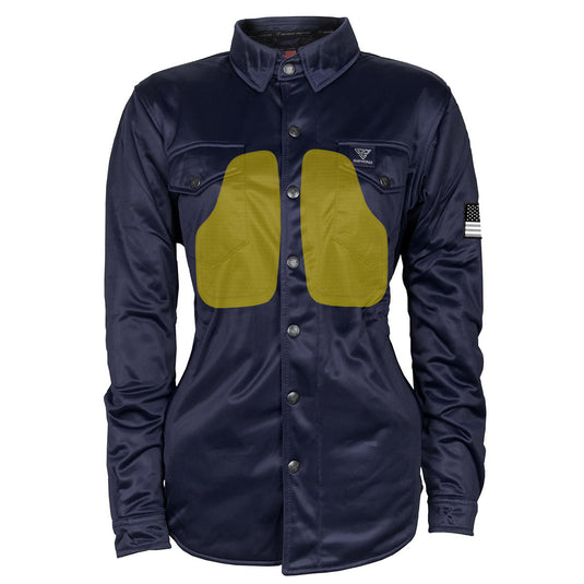Ultra Protective Shirt for Women - Navy Blue Solid