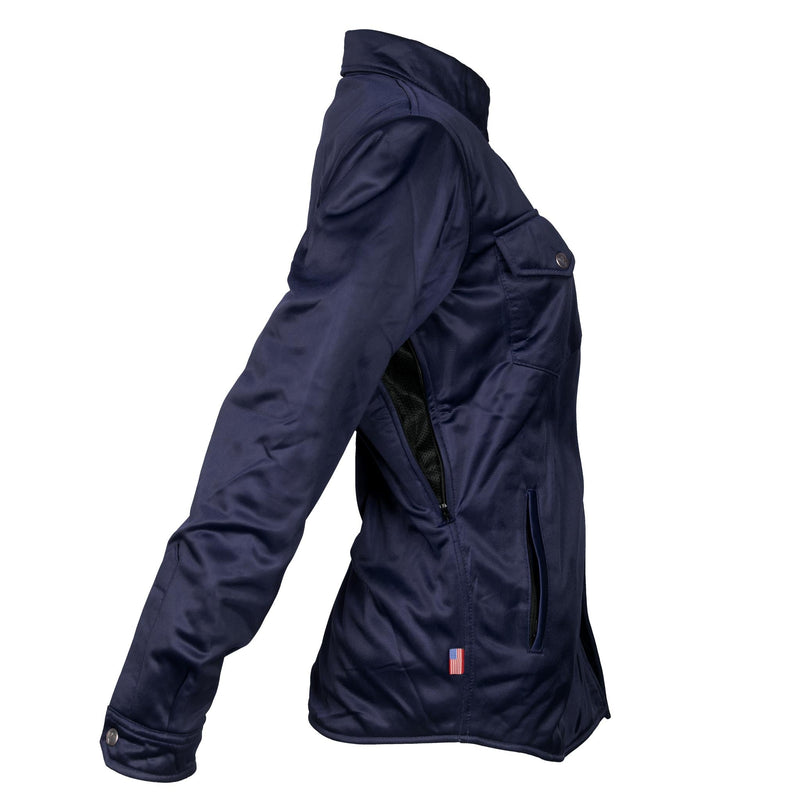 Load image into Gallery viewer, Ultra Protective Shirt for Women - Navy Blue Solid
