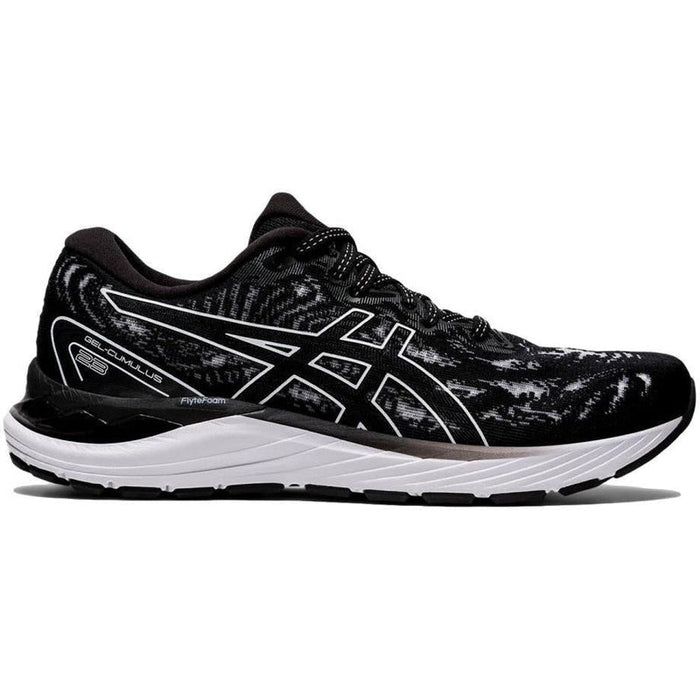 Women's Asics Gel-Cumulus 23, Black/White, 6 D Wide - Skoutley Outdoors LLC