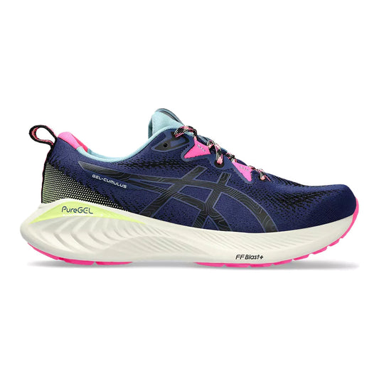Women's Asics Gel-Cumulus 25 TR, Nature Bathing/Lime Green, 5.5 B Medium - Skoutley Outdoors LLC