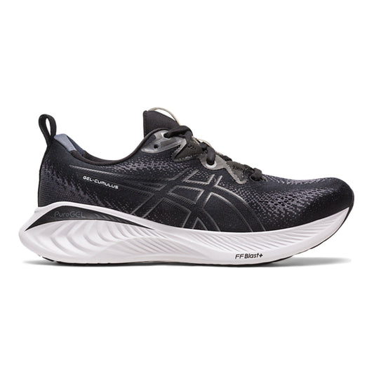 Women's Asics GEL-Cumulus 25, Black/White, 7 2A Narrow - Skoutley Outdoors LLC