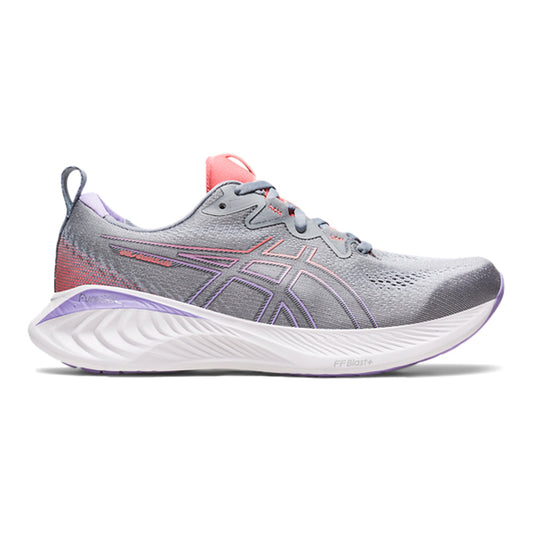 Women's Asics GEL-Cumulus 25, Sheet Rock/Papaya, 5 D Wide - Skoutley Outdoors LLC