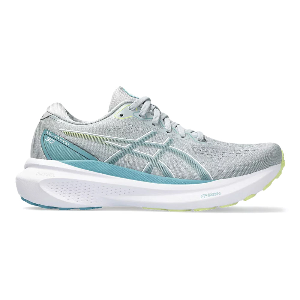 Women's Asics Gel-Kayano 30, Piedmont Grey/Gris Blue, 13 B Medium - Skoutley Outdoors LLC