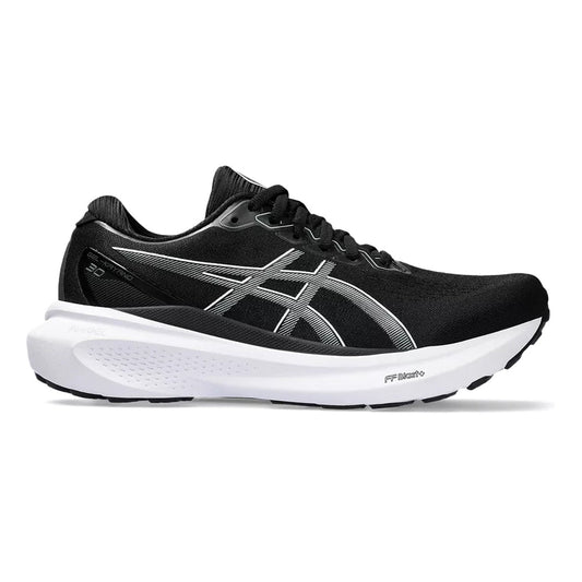 Women's Asics Gel-Kayano 30, Black/Sheet Rock, 7.5 2A Narrow - Skoutley Outdoors LLC