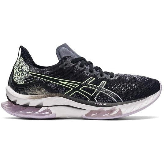 Women's Asics GEL-Kinsei Blast, Black/Illuminate Yellow, 6 B Medium - Skoutley Outdoors LLC
