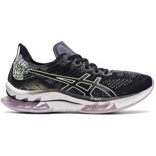Women's Asics GEL-Kinsei Blast, Black/Illuminate Yellow, 6 B Medium - Skoutley Outdoors LLC