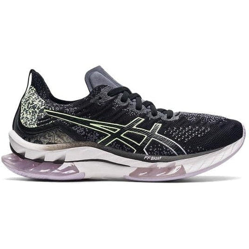 Women's Asics GEL-Kinsei Blast, Black/Illuminate Yellow, 6 B Medium - Skoutley Outdoors LLC