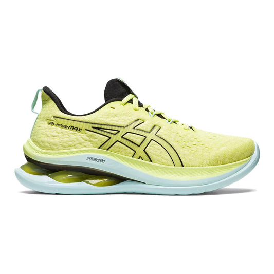 Women's Asics Gel-Kinsei Max, Glow Yellow/Black, 7 B Medium - Skoutley Outdoors LLC
