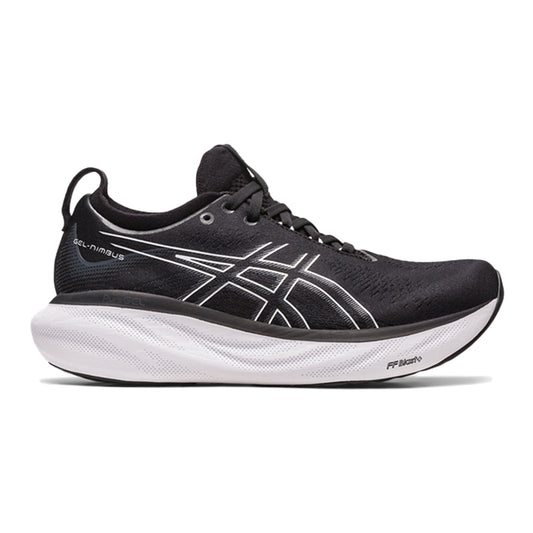 Women's Asics Gel-Nimbus 25, Black/Pure Silver, 12 B Medium - Skoutley Outdoors LLC