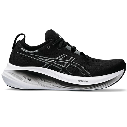Women's Asics Gel-Nimbus 26, Black/Graphite Grey, 11.5 B Medium - Skoutley Outdoors LLC