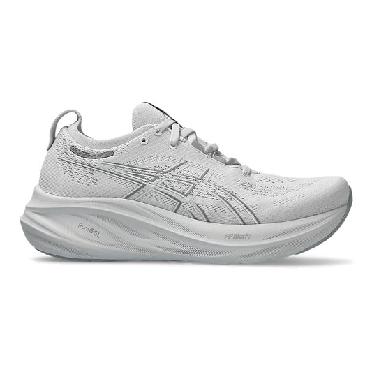 Women's Asics GEL-Nimbus 26, Concrete/Pure Silver, 11 B Medium - Skoutley Outdoors LLC
