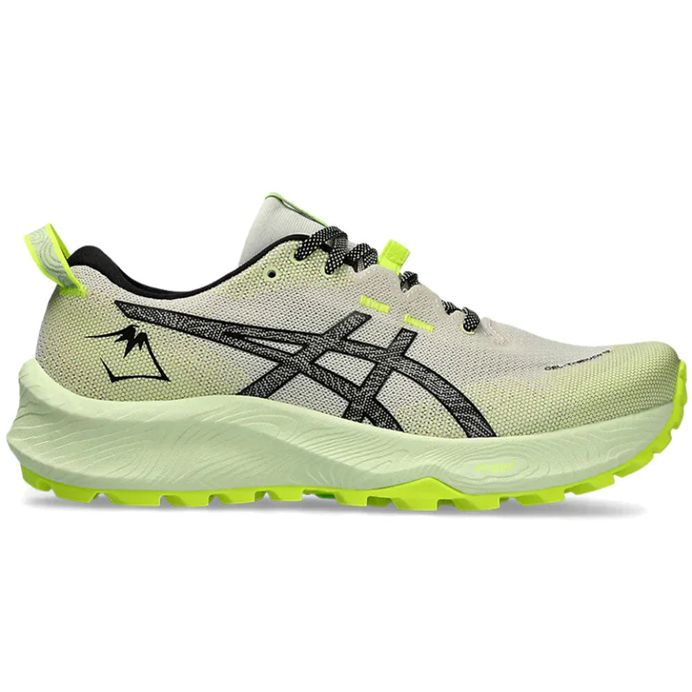 Women's Asics Gel-Trabuco 12, Oatmeal/Black, 11 B Medium - Skoutley Outdoors LLC