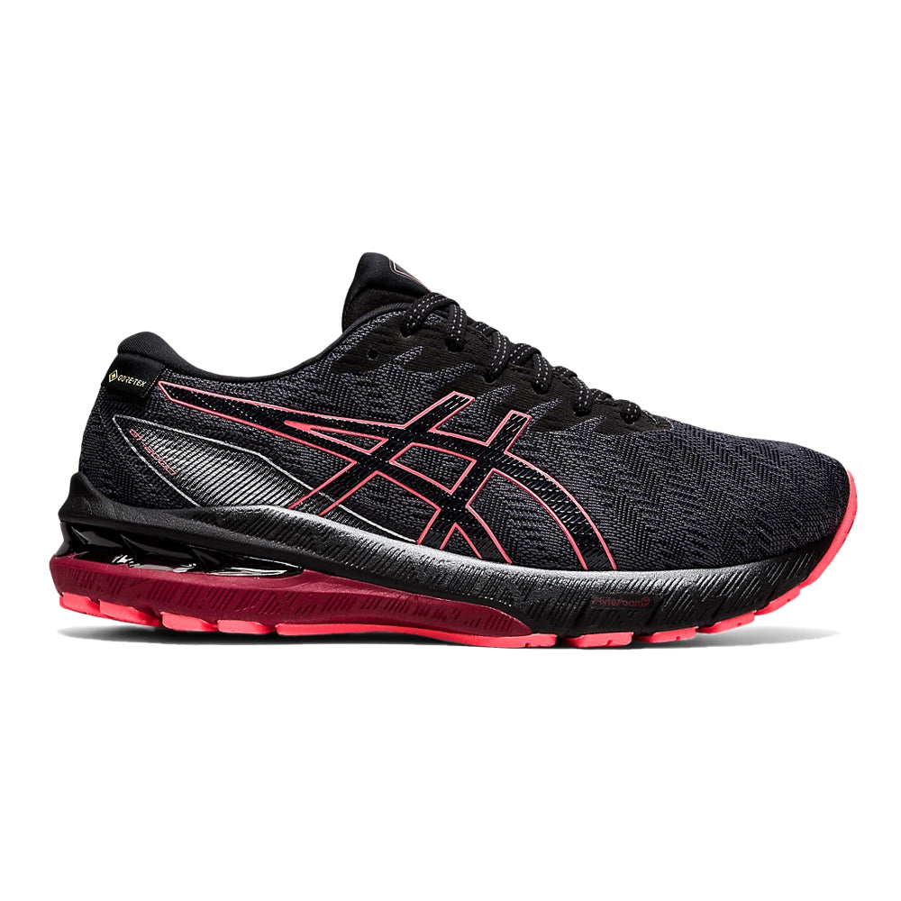 Women's Asics GT-2000 10 GTX, Carrier Grey/Black, 6 B Medium - Skoutley Outdoors LLC