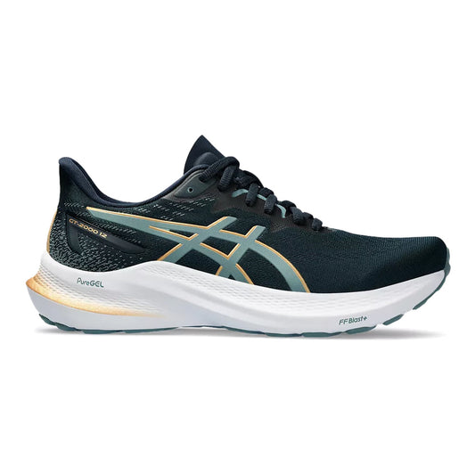 Women's Asics GT-2000 12, French Blue/Foggy Teal, 9.5 B Medium - Skoutley Outdoors LLC