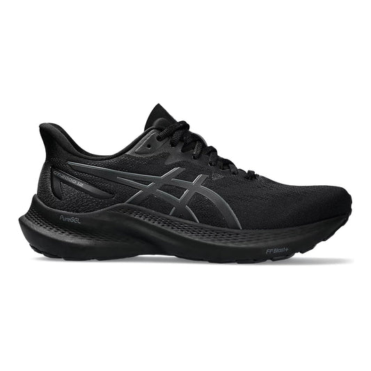 Women's Asics GT-2000 12, Black/Black, 6 B Medium - Skoutley Outdoors LLC