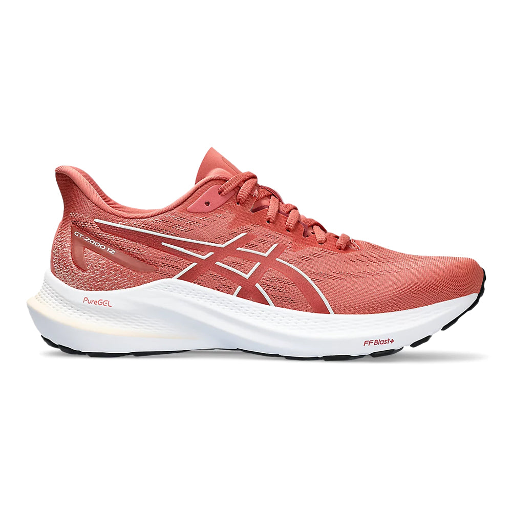 Women's Asics GT-2000 12, Light Garnet/Brisket Red, 10.5 B Medium - Skoutley Outdoors LLC