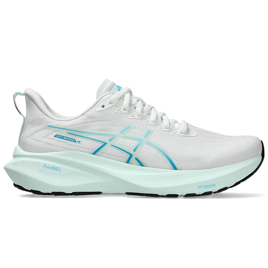Women's Asics GT-2000 13, White/Soothing Sea, 10 B Medium - Skoutley Outdoors LLC